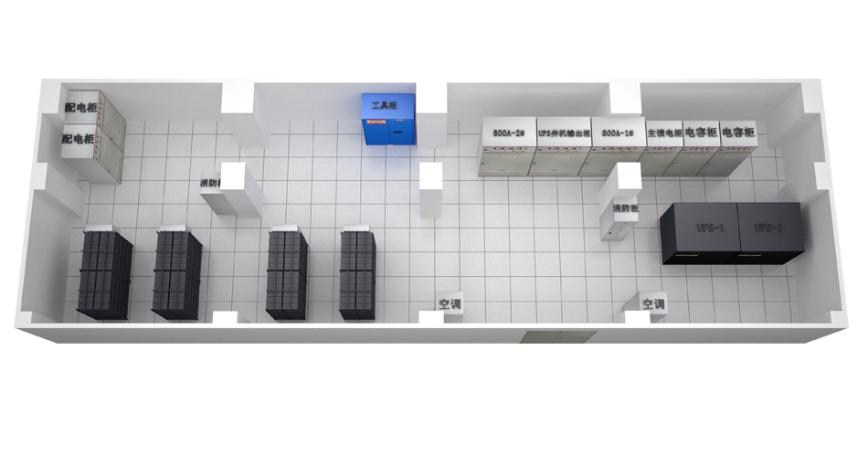 机房3D效果图的作用，机房3D效果图